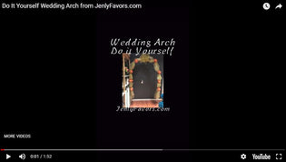  DIY wedding arch tutorial and supplies
