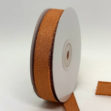  5/8" Shimmering Metallic Edge Ribbon Copper (25 Yards)