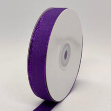  5/8" Shimmering Metallic Edge Ribbon Purple (25 Yards)
