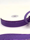 5/8" Shimmering Metallic Edge Ribbon Purple (25 Yards)