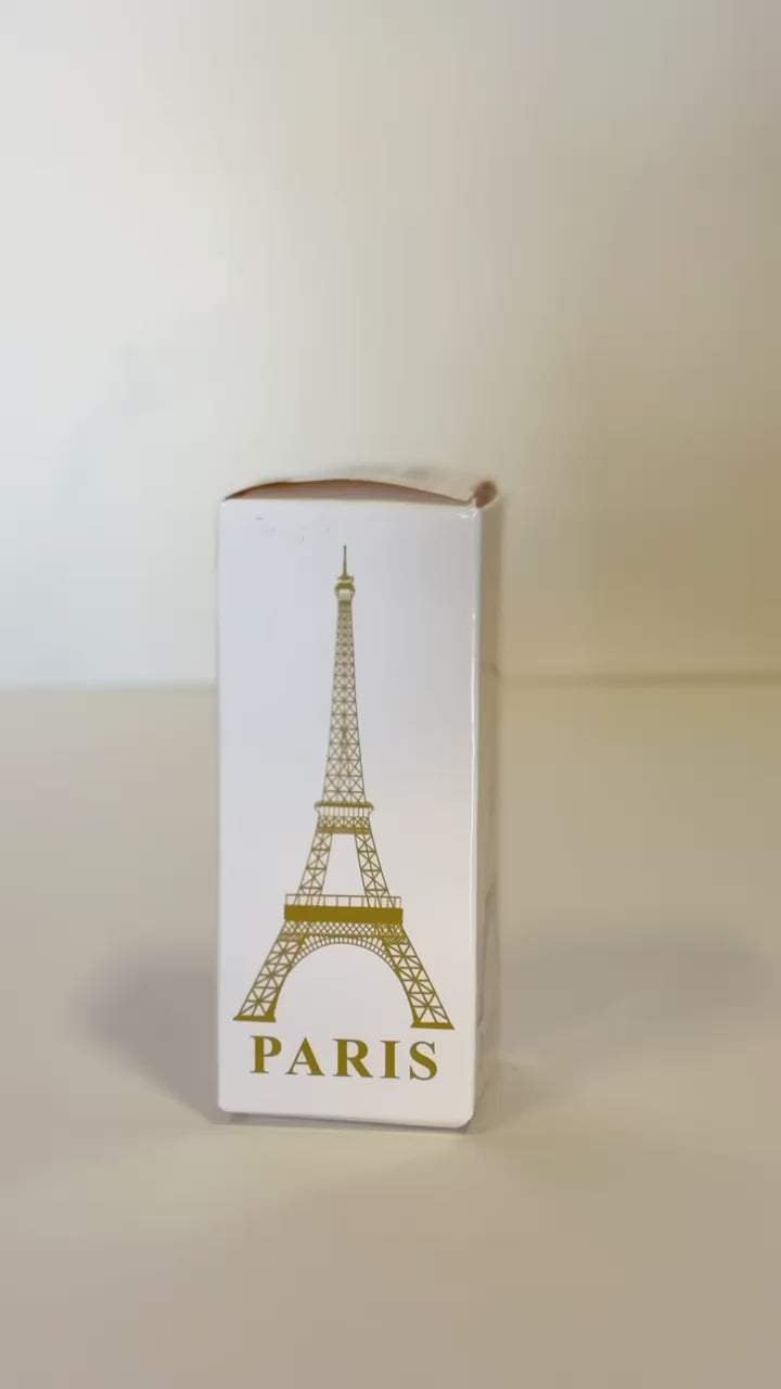 3'' Gold Mini Metal Eiffel Tower Card Holder Party Favor with Gift Box- 12 pcs