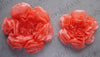 12" & 16" Large Tissue Backdrop Flowers Party Wall Decoration Coral (2 Pieces)