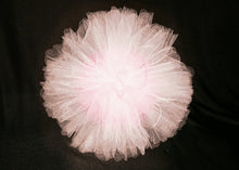  12" Tulle Fabric Pom Pom Balls Pink (4 Pieces)