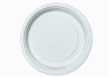  White Plastic Plates 9 " ( 8 Pieces )