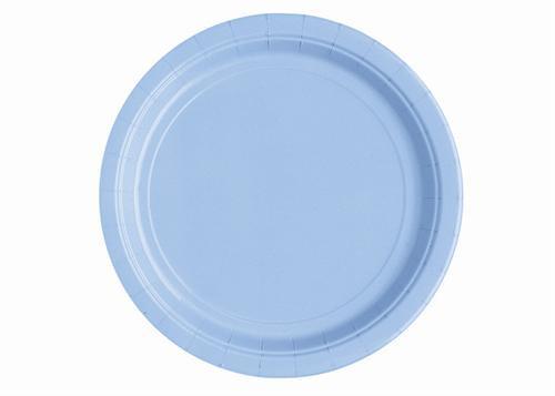 9" Baby Blue Paper Plates(16 Pieces)