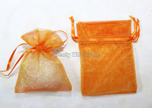  5 X 6-1/2 Orange  Organza Bags (24 Pieces)
