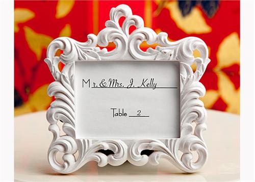 Baroque Style Picture Frame White (12 Pieces)