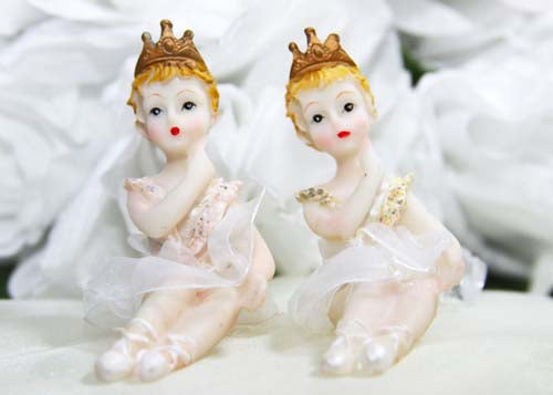 Ballerina Doll Seating White (12 Pieces)