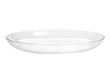  9" Designer Dish Plastic Clear (24 pcs)