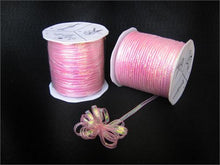  Iridescent Pink 4MM Pull Bow Ribbon 100 Yard
