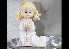  Poly Resin Communion Figure Praying Girl With Rosary(12Pieces)