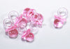 3/4" Plastic Miniature Baby Pacifier Pink (144 Pieces)