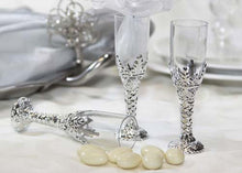  Plastic Champagne Cup Silver (12 Pieces)