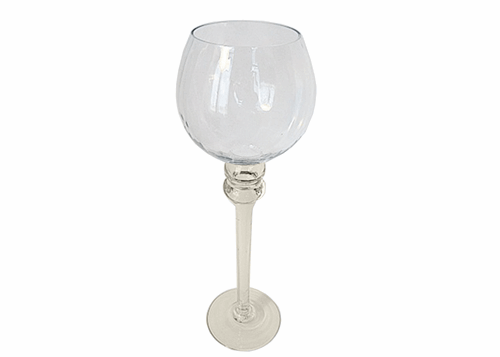 Tall Glass Cup  Candle Holder 2 1/4