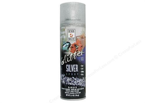 Design Master Glitter Silver Spray (12 oz)