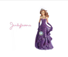  Mis Quince Anos Purple Cake Topper Doll with LED Light-up (1 Piece)