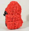 9.5" Valentine Foam Rose Teddy Bear Red