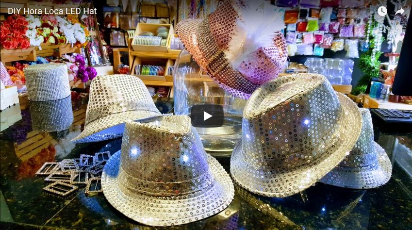 DIY Hora Loca LED Hat