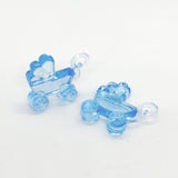 Plastic Miniature Baby Stroller (144 Pieces) Blue