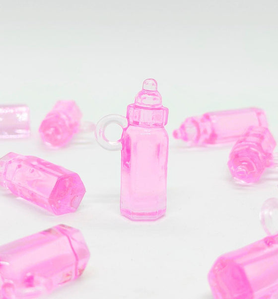 1.5" Plastic Mini Baby Bottles Favor (144 Pieces) Pink