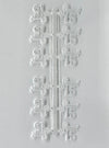 Sweet 15 Silver Plastic Charm (144 Pcs)