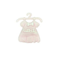  Baby Shower Decoration Cotton Baby Dress Pink (12 pieces)
