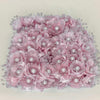 Organza and Satin Flower with Pearl Spray Pink(72 Flowers)