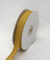 5/8" Shimmering Metallic Edge Ribbon Gold (25 Yards)