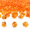 Acrylic Ice Crystal Rocks Vase Filler 23 X 18 MM Orange (1 LB/Bag)