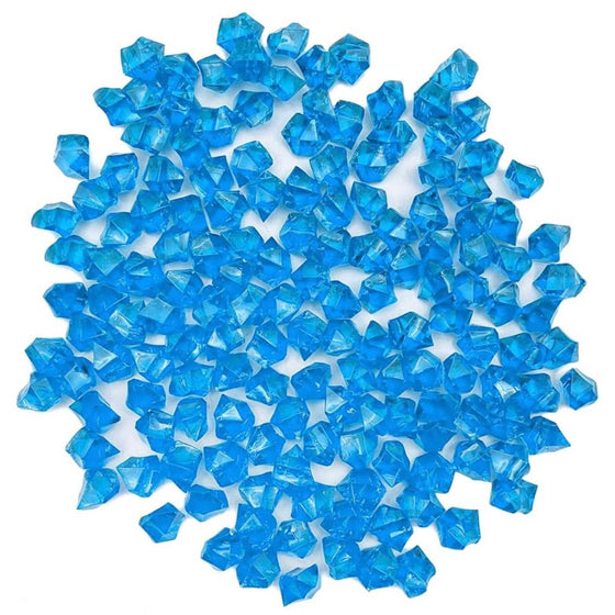 Acrylic Ice Crystal Rocks Vase Filler 23 X 18 MM Turquoise(1 LB/Bag)