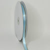 3/8" Double Face Satin Ribbon with Gold Edge Pastel Blue 50 Yards