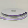 3/8" Double Face Satin Ribbon with Gold Edge Lavender 50 Yards