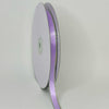 3/8" Double Face Satin Ribbon with Gold Edge Lavender 50 Yards