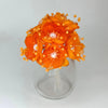 Organza and Satin Flower with Pearl Spray Orange(72 Flowers)