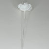 Organza and Satin Flower with Pearl Spray White(72 Flowers)