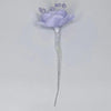 Organza and Satin Flower with Pearl Spray Lavender (72 Flowers)