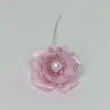 Organza and Satin Flower with Pearl Spray Pink(72 Flowers)