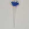 Organza and Satin Flower with Pearl Spray Royal Blue (72 Flowers)