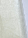 Ivory Sheer Organza Sheet With Sewn Edge 58" x 10 yards