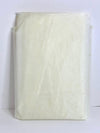 Ivory Sheer Organza Sheet With Sewn Edge 58" x 10 yards