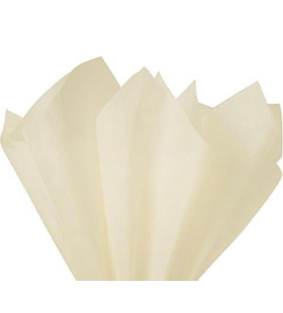 Waxed Tissue Paper - 24'' x 36''  400ct  French Vanilla
