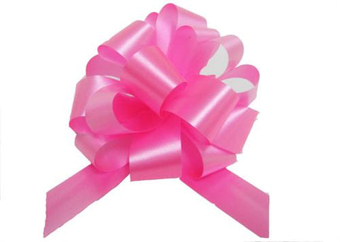 Medium Hot Pink Pull Bow (10 Pieces)