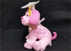 10.5 Pink Graduation Dog with Pen