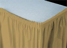  Gold Plastic Table Skirt (1 Piece)