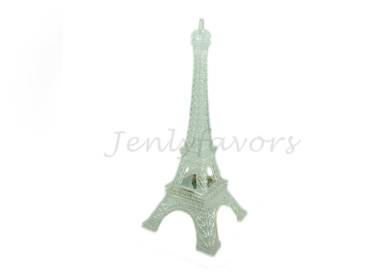 10" Clear Eiffel Tower Centerpiece With LED Lights