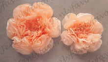  12" & 16" Large Tissue Backdrop Flowers Party Wall Decoration Orange (2 Pieces)
