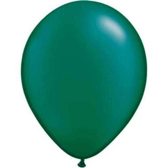 12" Pearlized Emerald Evergreen Balloon (50 Pieces)