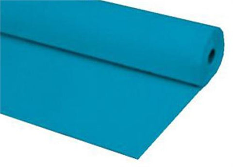 Turquoise Plastic Table Cover 40 x 100 ft