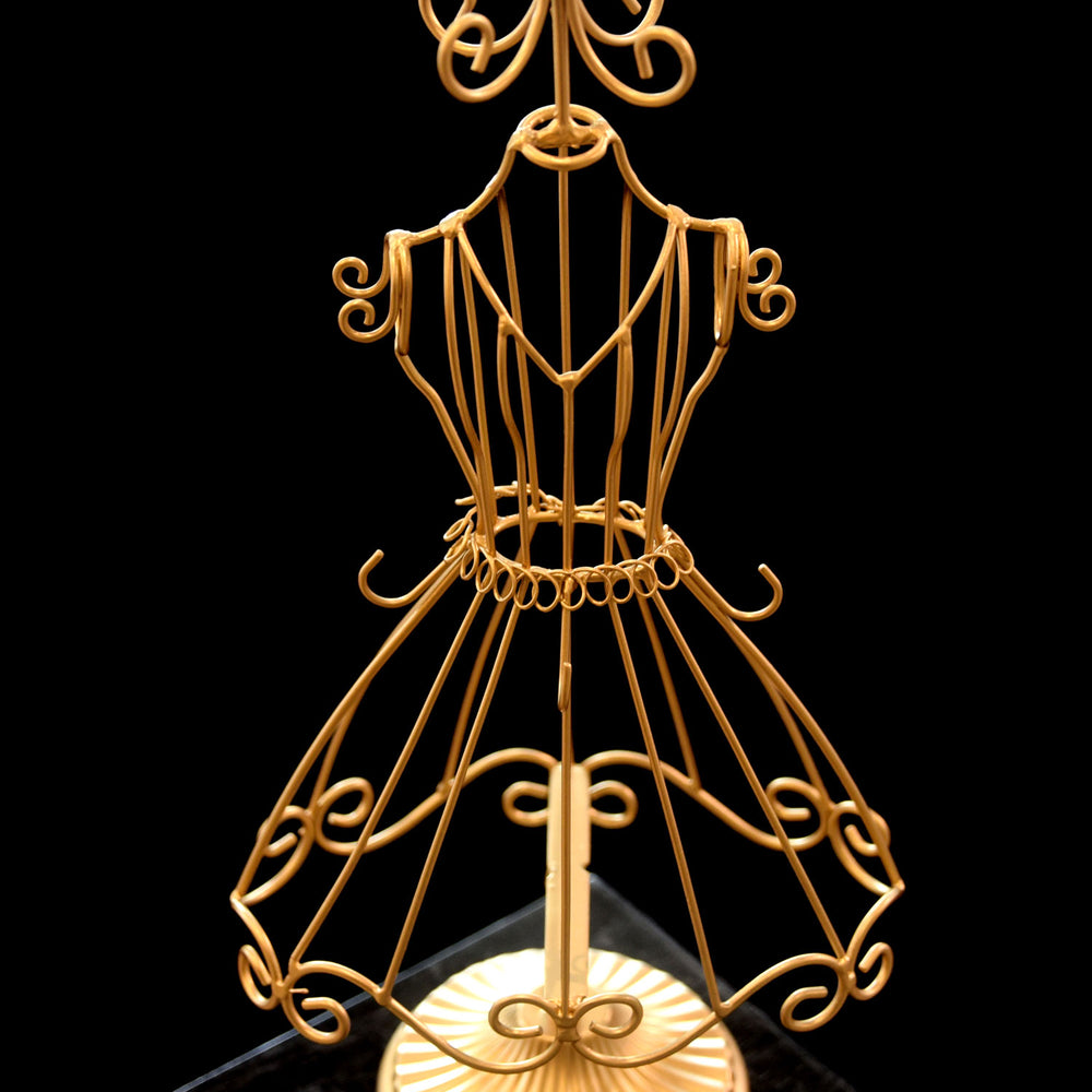 
                  
                    15 Inch Gold Decorative Wire Dress Form Mannequin Centerpieces
                  
                