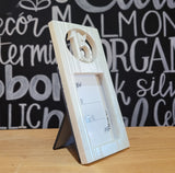 15 White White Picture Frame Mis Quince Party Favor (12 Pieces)